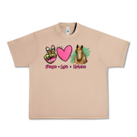 Burro peace love horses Urban Heavy Tee - RanaPortraitStore