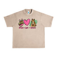 French Oak peace love horses Urban Heavy Tee - RanaPortraitStore