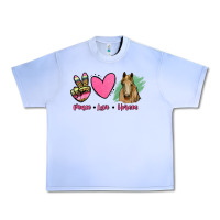 Grape Ice peace love horses Urban Heavy Tee - RanaPortraitStore