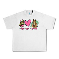Lunar Rock peace love horses Urban Heavy Tee - RanaPortraitStore
