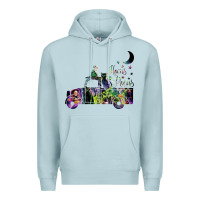 Blue Mist hocus pocus car Premium Hoodie - artisFamous