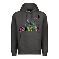 Charcoal Heather hocus pocus car Premium Hoodie - artisFamous
