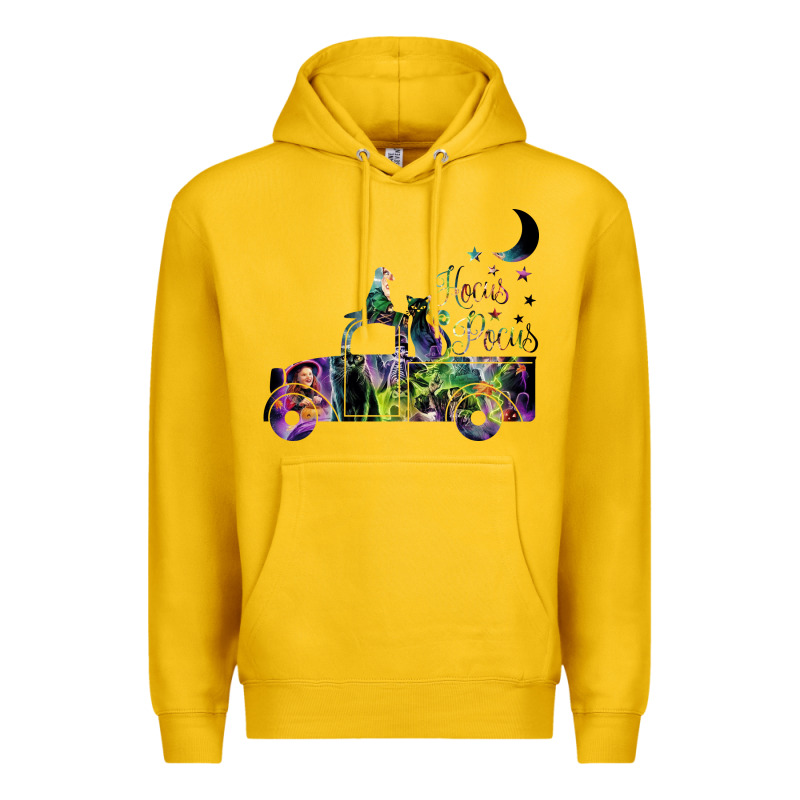 Hocus Pocus Car Premium Hoodie by artisFamous | Teevron