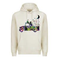 Oatmeal Heather hocus pocus car Premium Hoodie - artisFamous