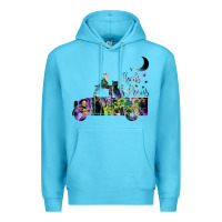 Ocean Blue hocus pocus car Premium Hoodie - artisFamous
