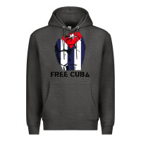 Charcoal Heather free cuba Premium Hoodie - artisFamous