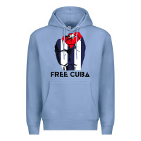 Colony Blue free cuba Premium Hoodie - artisFamous