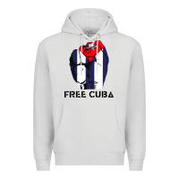 Dove Grey free cuba Premium Hoodie - artisFamous