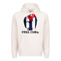 Pale Pink free cuba Premium Hoodie - artisFamous