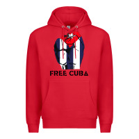 Red free cuba Premium Hoodie - artisFamous