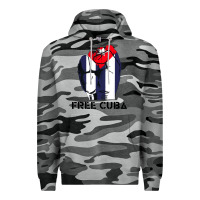 Slate Camo free cuba Premium Hoodie - artisFamous