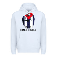 White free cuba Premium Hoodie - artisFamous