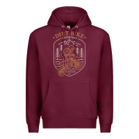Burgundy dirt bike 1a Premium Hoodie - artisFamous