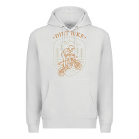 Dove Grey dirt bike 1a Premium Hoodie - artisFamous