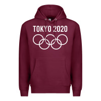 Burgundy OLYMPIC TOKYO 2020 Premium Hoodie - artisFamous