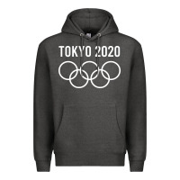 Charcoal Heather OLYMPIC TOKYO 2020 Premium Hoodie - artisFamous
