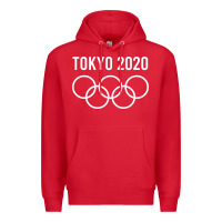 Red OLYMPIC TOKYO 2020 Premium Hoodie - artisFamous