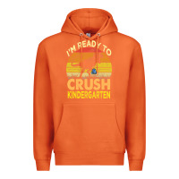 Carrot i'm ready to crush kindergarten dinosaur back to school kids t shirt Premium Hoodie - artisFamous