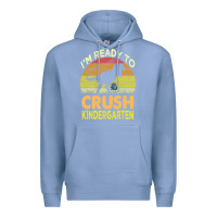 Colony Blue i'm ready to crush kindergarten dinosaur back to school kids t shirt Premium Hoodie - artisFamous