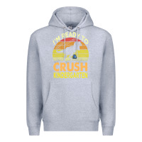 Heather Grey i'm ready to crush kindergarten dinosaur back to school kids t shirt Premium Hoodie - artisFamous