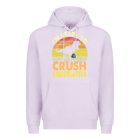 Lilac i'm ready to crush kindergarten dinosaur back to school kids t shirt Premium Hoodie - artisFamous