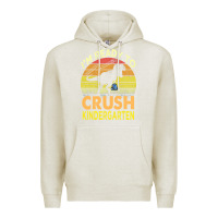 Oatmeal Heather i'm ready to crush kindergarten dinosaur back to school kids t shirt Premium Hoodie - artisFamous