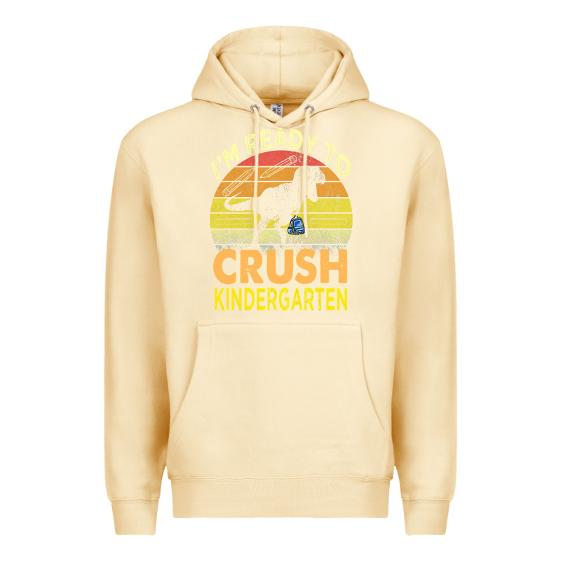 I'm Ready To Crush Kindergarten Dinosaur Back To School Kids T Shirt Premium Hoodie by artisFamous | Teevron