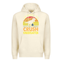 Sandshell i'm ready to crush kindergarten dinosaur back to school kids t shirt Premium Hoodie - artisFamous