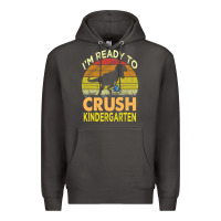 Smoke i'm ready to crush kindergarten dinosaur back to school kids t shirt Premium Hoodie - artisFamous