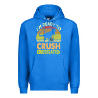 True Royal i'm ready to crush kindergarten dinosaur back to school kids t shirt Premium Hoodie - artisFamous