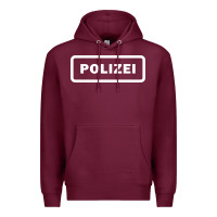 Burgundy polizei Premium Hoodie - artisFamous