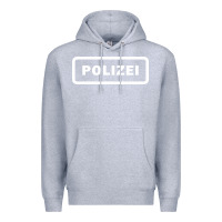 Heather Grey polizei Premium Hoodie - artisFamous