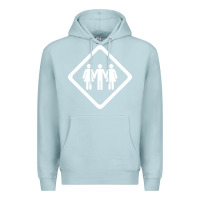 Blue Mist threesome Premium Hoodie - artisFamous
