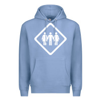 Colony Blue threesome Premium Hoodie - artisFamous
