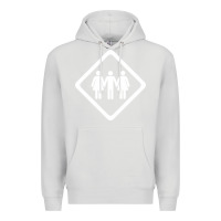 Dove Grey threesome Premium Hoodie - artisFamous