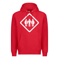 Red threesome Premium Hoodie - artisFamous