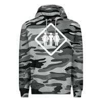Slate Camo threesome Premium Hoodie - artisFamous