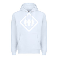 White threesome Premium Hoodie - artisFamous
