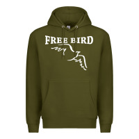Army Green lynyrd skynard free bird ronnie van zant Premium Hoodie - artisFamous