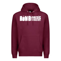 Burgundy bomb the music industry Premium Hoodie - artisFamous