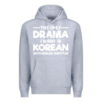 Heather Grey korean drama k drama korean Premium Hoodie - artisFamous