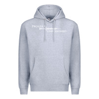 Heather Grey proudly unpoisoned Premium Hoodie - artisFamous