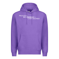 Purple proudly unpoisoned Premium Hoodie - artisFamous