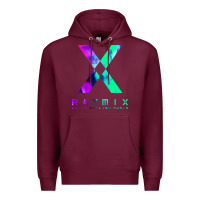 Burgundy raymix latin stylish Premium Hoodie - artisFamous