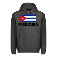 Charcoal Heather free cuba  sos cuba cuba pride nuestra cuba Premium Hoodie - artisFamous