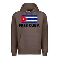 Coffee free cuba  sos cuba cuba pride nuestra cuba Premium Hoodie - artisFamous