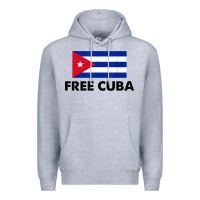 Heather Grey free cuba  sos cuba cuba pride nuestra cuba Premium Hoodie - artisFamous