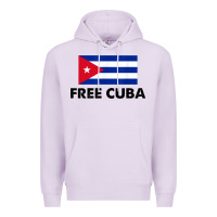Lilac free cuba  sos cuba cuba pride nuestra cuba Premium Hoodie - artisFamous