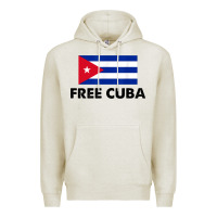 Oatmeal Heather free cuba  sos cuba cuba pride nuestra cuba Premium Hoodie - artisFamous