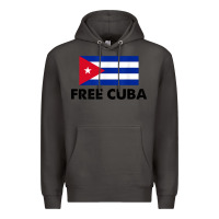 Smoke free cuba  sos cuba cuba pride nuestra cuba Premium Hoodie - artisFamous